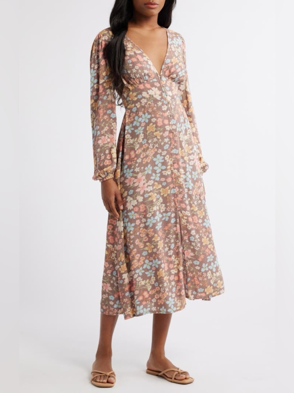 Billabong Floral Midi Dress